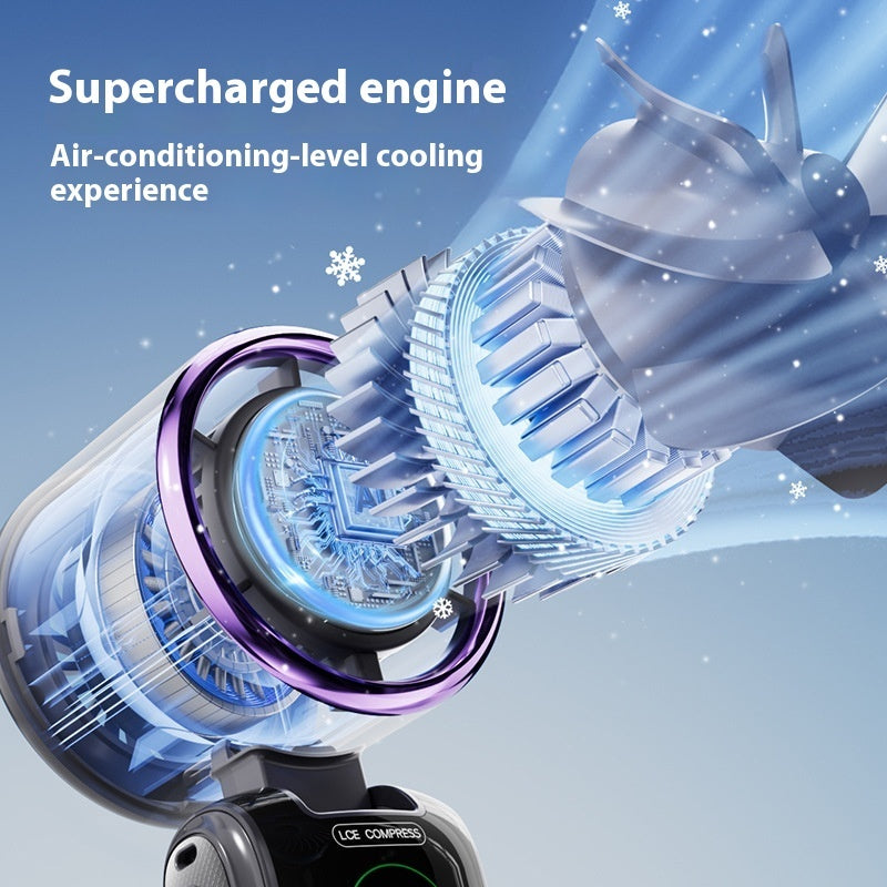 Handventilator,
 direct verkoeling, hoge snelheid, instelbaar